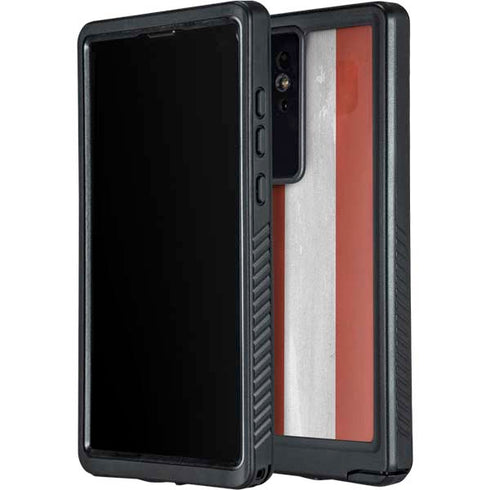 Latvia Flag Distressed Galaxy S24 Ultra Waterproof Case